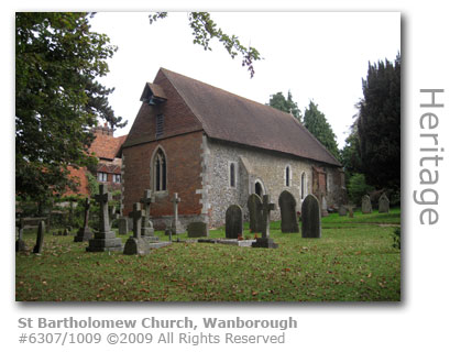 St Bartholomew Church, Wanborough near Guildford