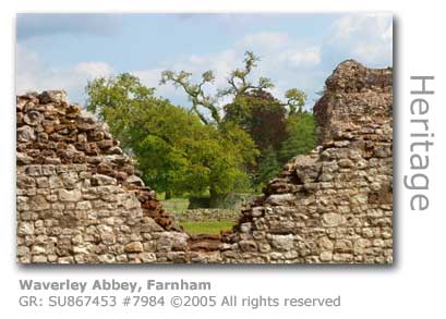 WAVERLEY ABBEY RUINS FARNHAM