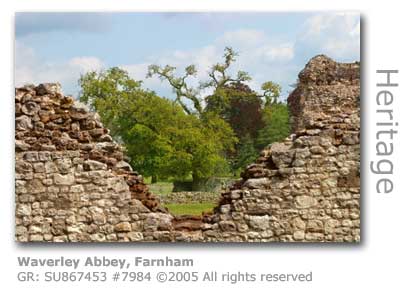 WAVERLEY ABBEY RUINS FARNHAM