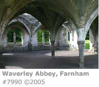 WAVERLEY ABBEY CHAPTER HOUSE