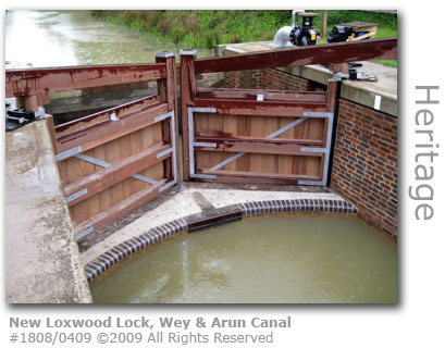 New Loxwood Lock at Wey & Arun Canal
